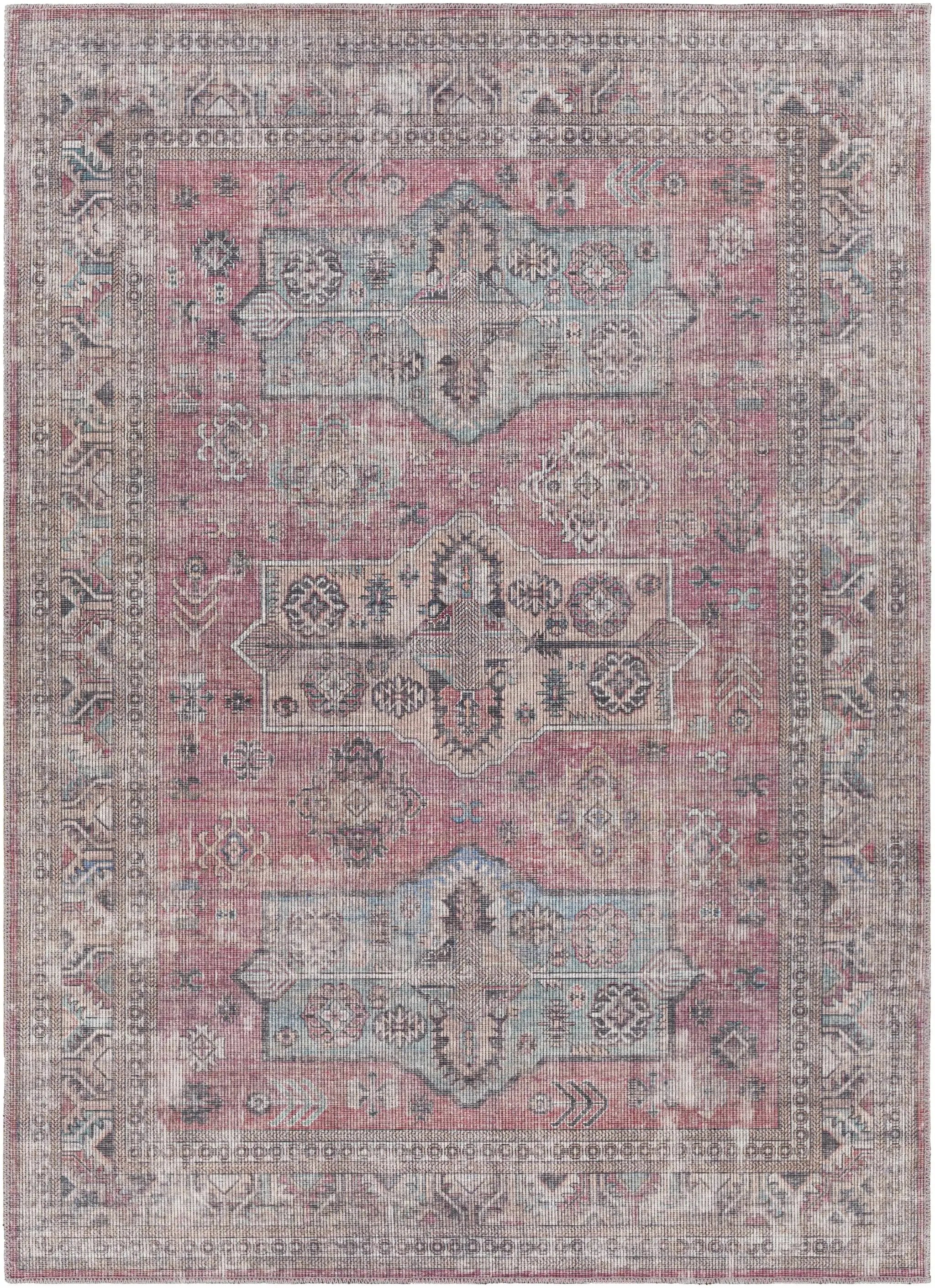 Konak Washable Area Rug - Clearance by Boutique Rugs