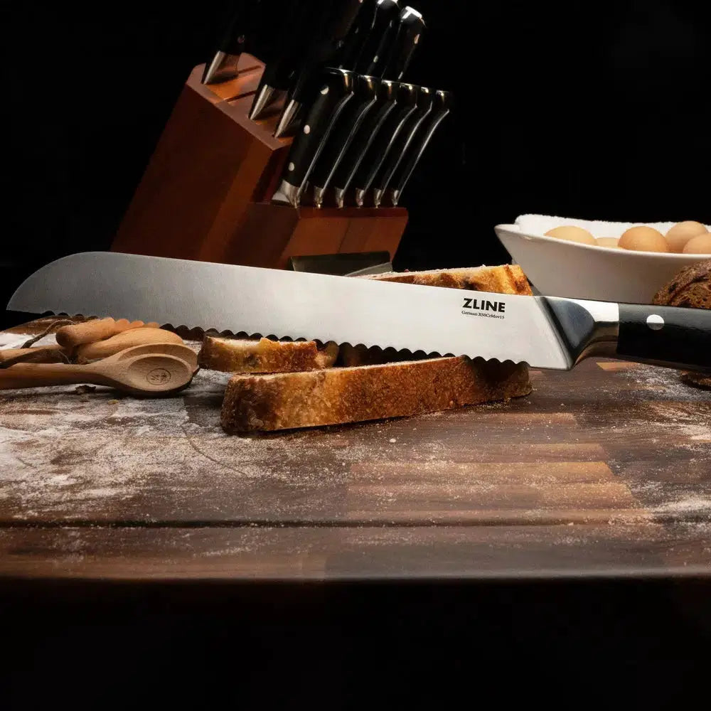 ZLINE 15-Piece Professional German Steel Kitchen Knife Block Set KSETT-GS-15 by Farmhouse Kitchen and Bath