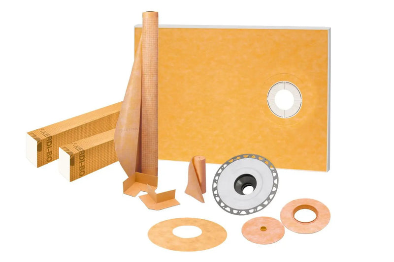 The Original™ Deluxe 38" x 60" Shower Conversion Kit with Orange Waterproof Board by The Original Granite Bracket