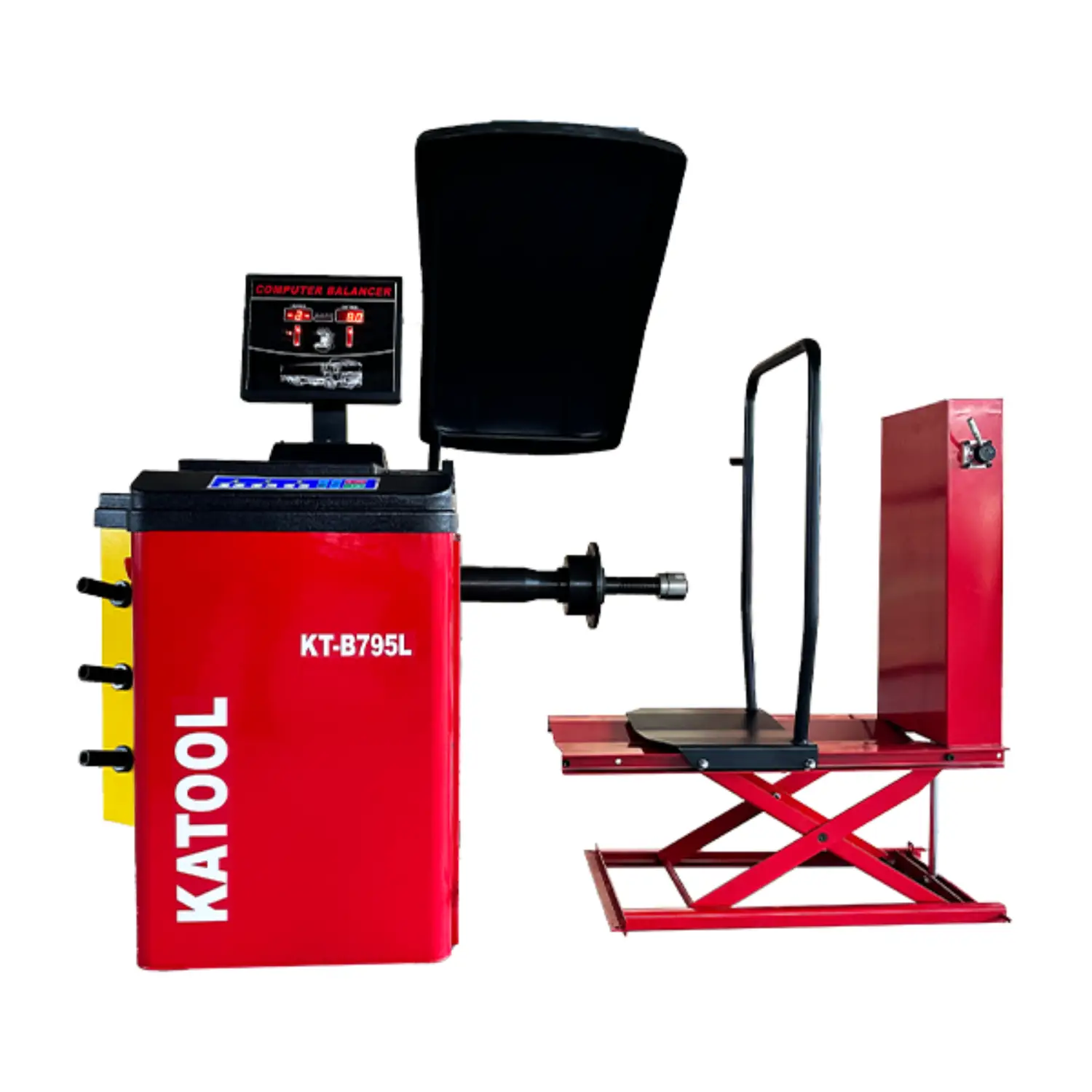 Katool KT-B795L Truck Wheel Balancer with Lift and Hood by Chery Industrial