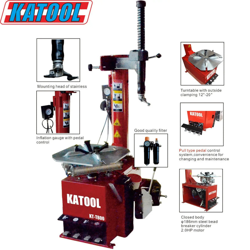 Katool KT-T800 Tire Changer & KT-B700 Wheel Balancer Combo by Chery Industrial