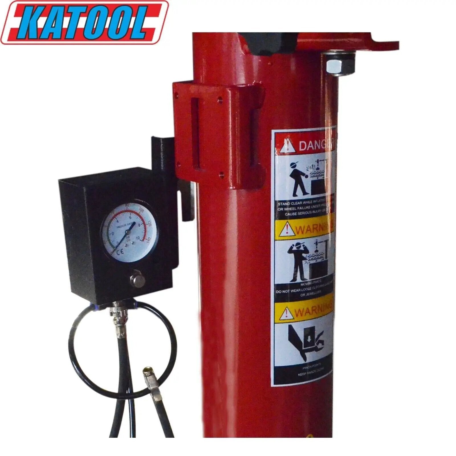 Katool KT-T810 Tire Changer w/ Bead Blaster, Max 24" Rim Clamping by Chery Industrial