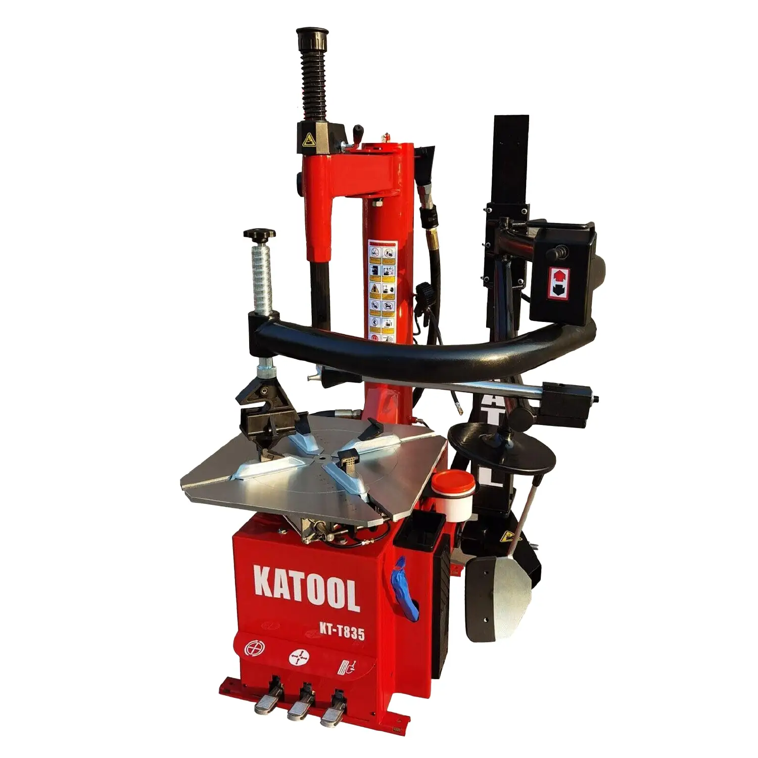 Katool KT-T835 Tire Changer w/ Bead Blaster, Max 28" Rim Clamping by Chery Industrial