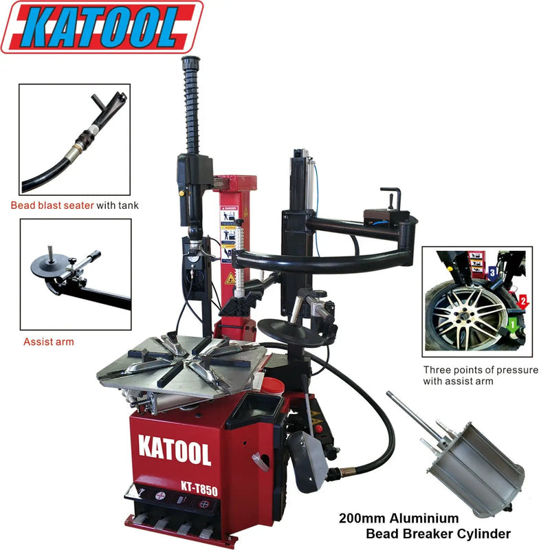 Katool KT-T850 Tire Changer & KT-B750 Wheel Balancer Combo by Chery Industrial