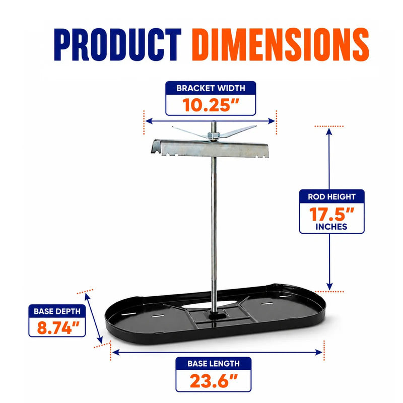 Flame King 20lb Rack for Dual Propane Tank RVs & Trailers by Flame King Products