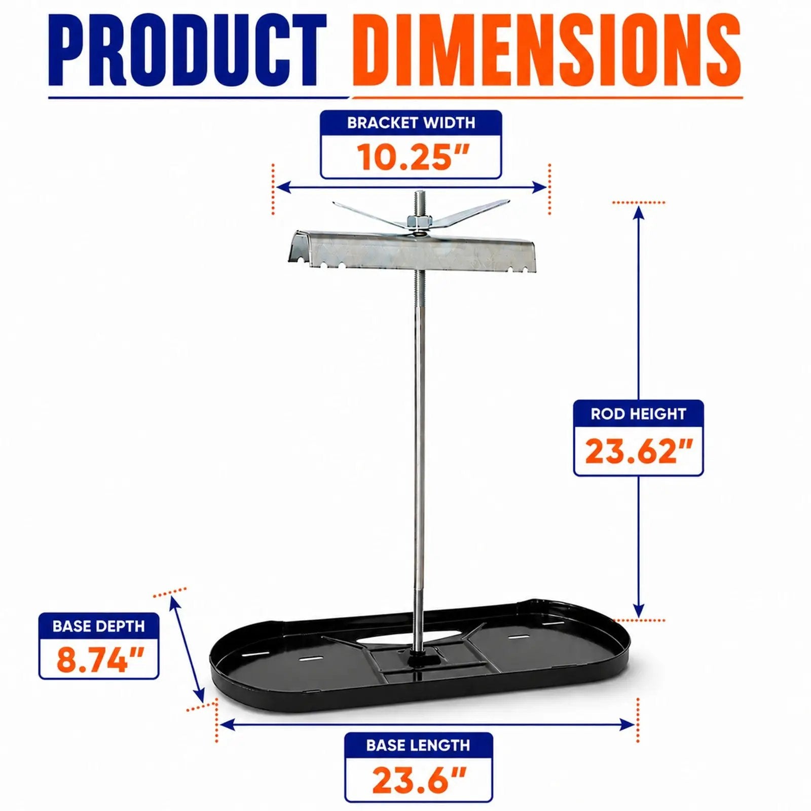 Flame King 30lb Rack for Dual Propane Tank RVs & Trailers by Flame King Products