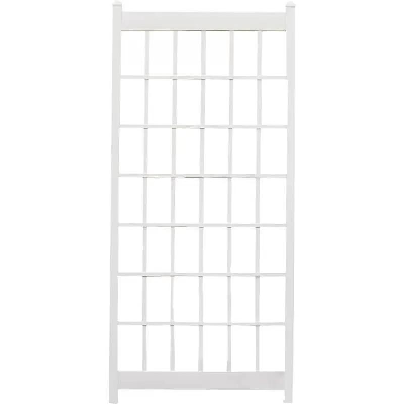 Outdoor 85-inch x 38-inch White PVC Vinyl Lattice Garden Trellis by HomePacific