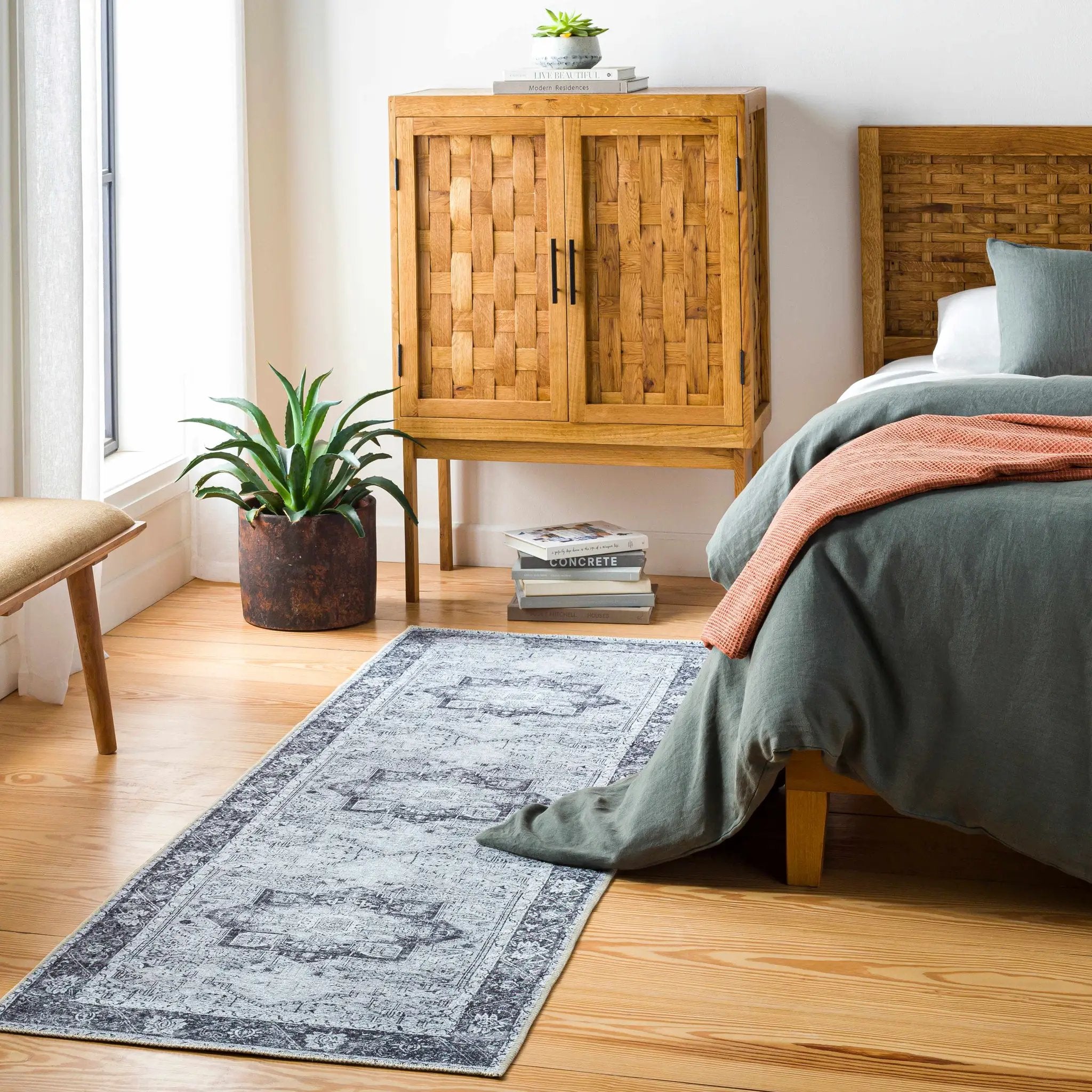 Kyan Washable Runner / Area Rug - Clearance by Boutique Rugs