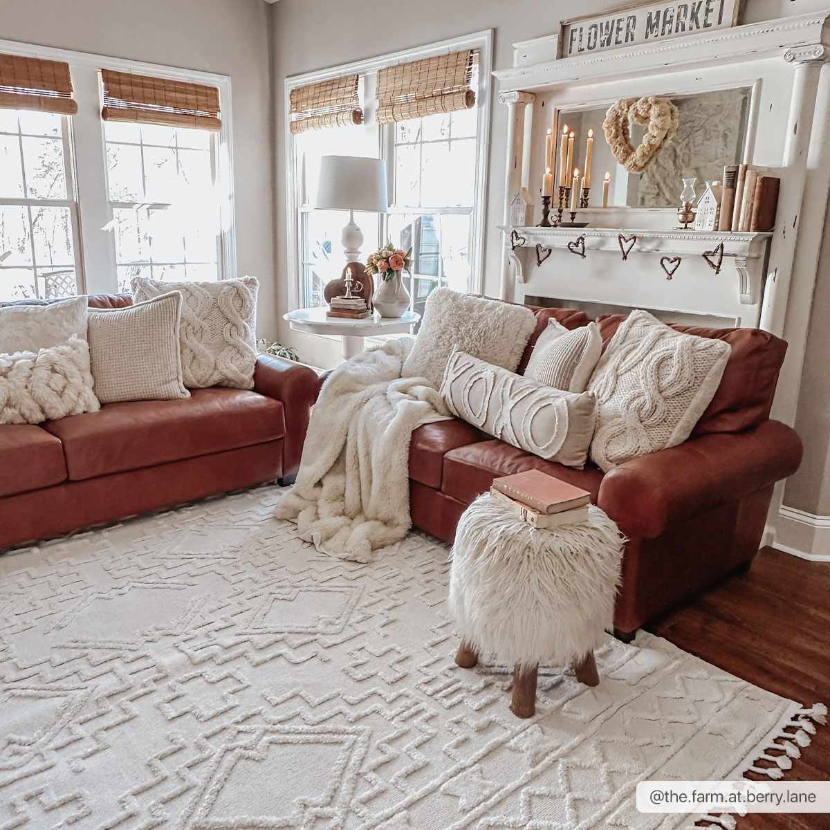Kalkan High/Low Pile Rug with Tassels - Clearance by Boutique Rugs