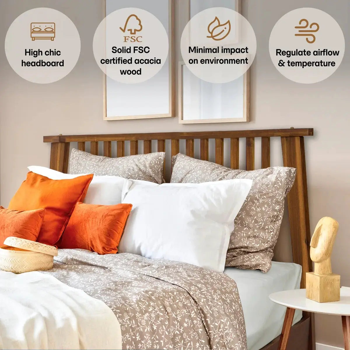 Kaylin Solid Wood Bed Frame by Megsu