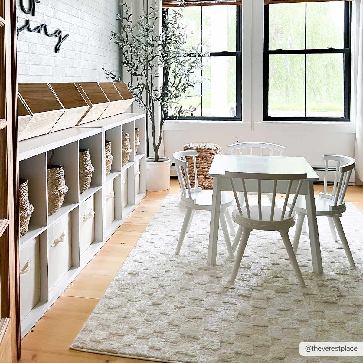 Keesa Checkered Area Rug by Boutique Rugs