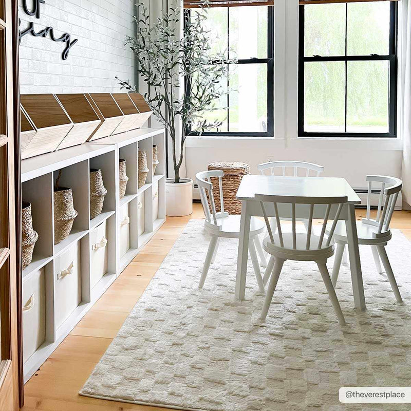 Keesa Checkered Area Rug by Boutique Rugs