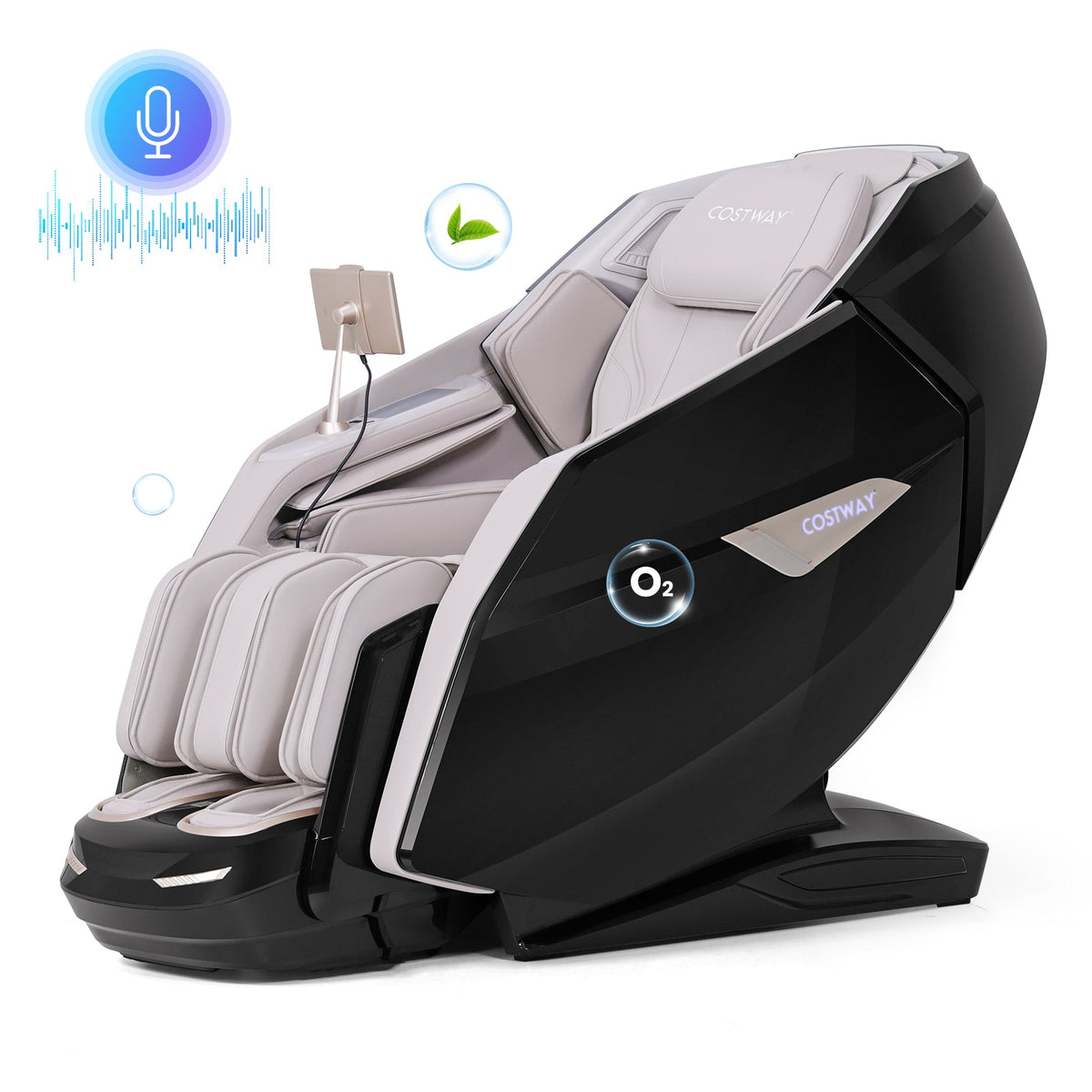 Kenzo 41-7D Dual Roller System Flexible Track Zero Gravity Full Body Massage Chair with Heart Rate Monitor and Health Detecti, photo 2 of 11