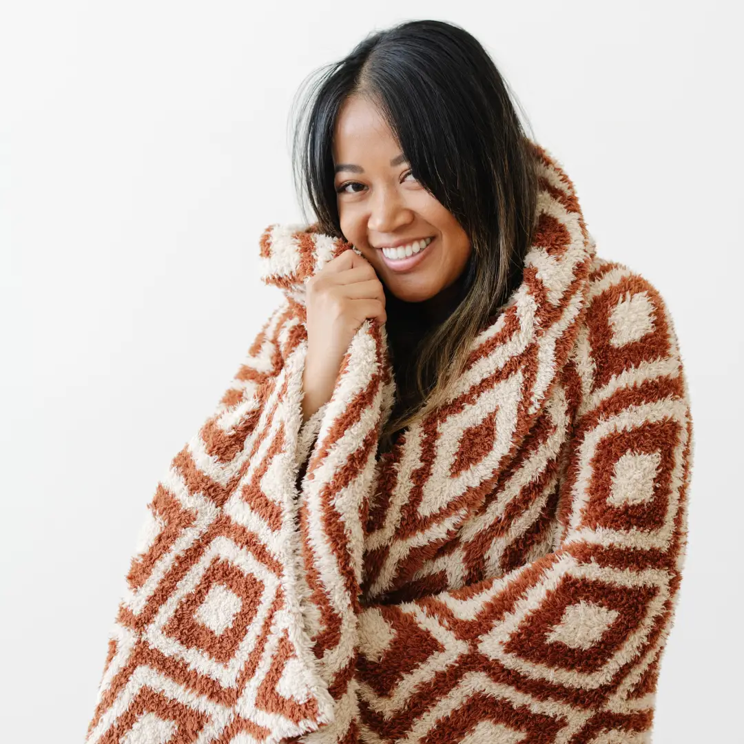 Double-Layer Bamboni XL Bamboo Rayon Throw Blanket by HouseOfZazla