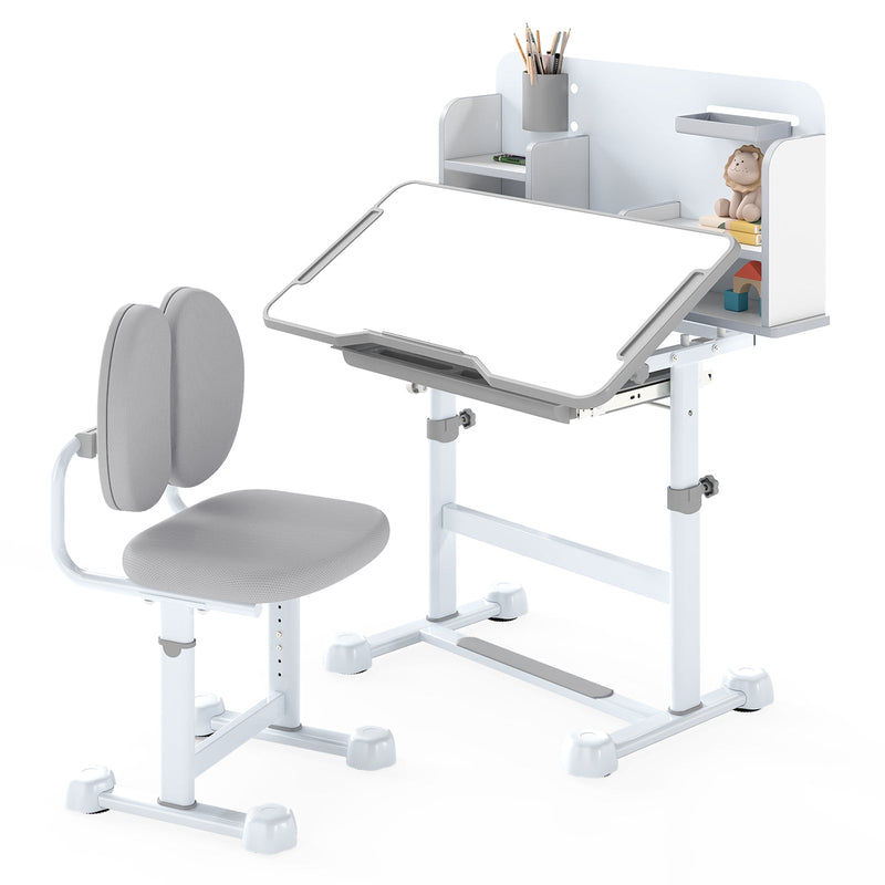 Kid's Study Desk and with Tilt Desktop and Pen Holder by DirectDeals