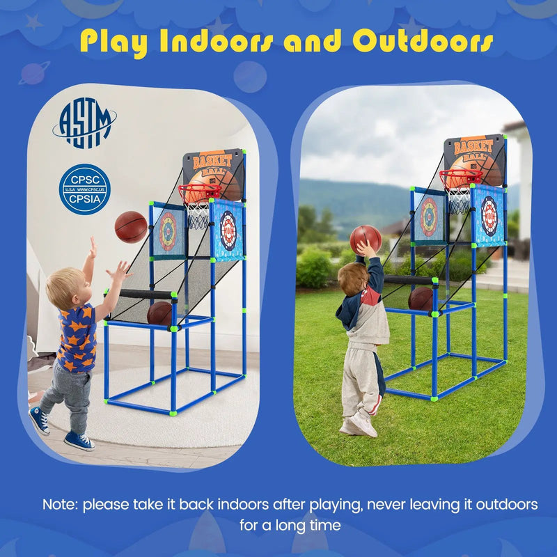 Kids Basketball Arcade Game with Electronic Scoreboard and Sound Effect by DirectDeals