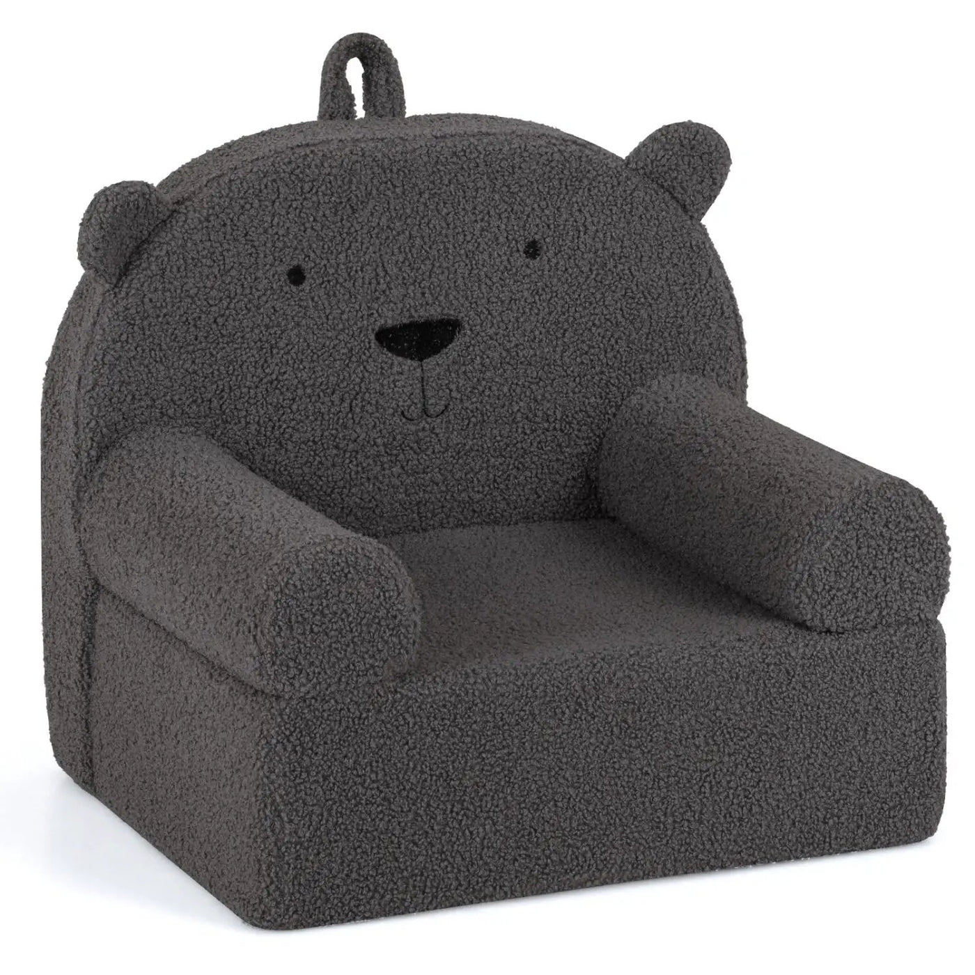 Kids Bear Sofa Toddler Foam Couch with Soft Fleece Fabric Cover by DirectDeals
