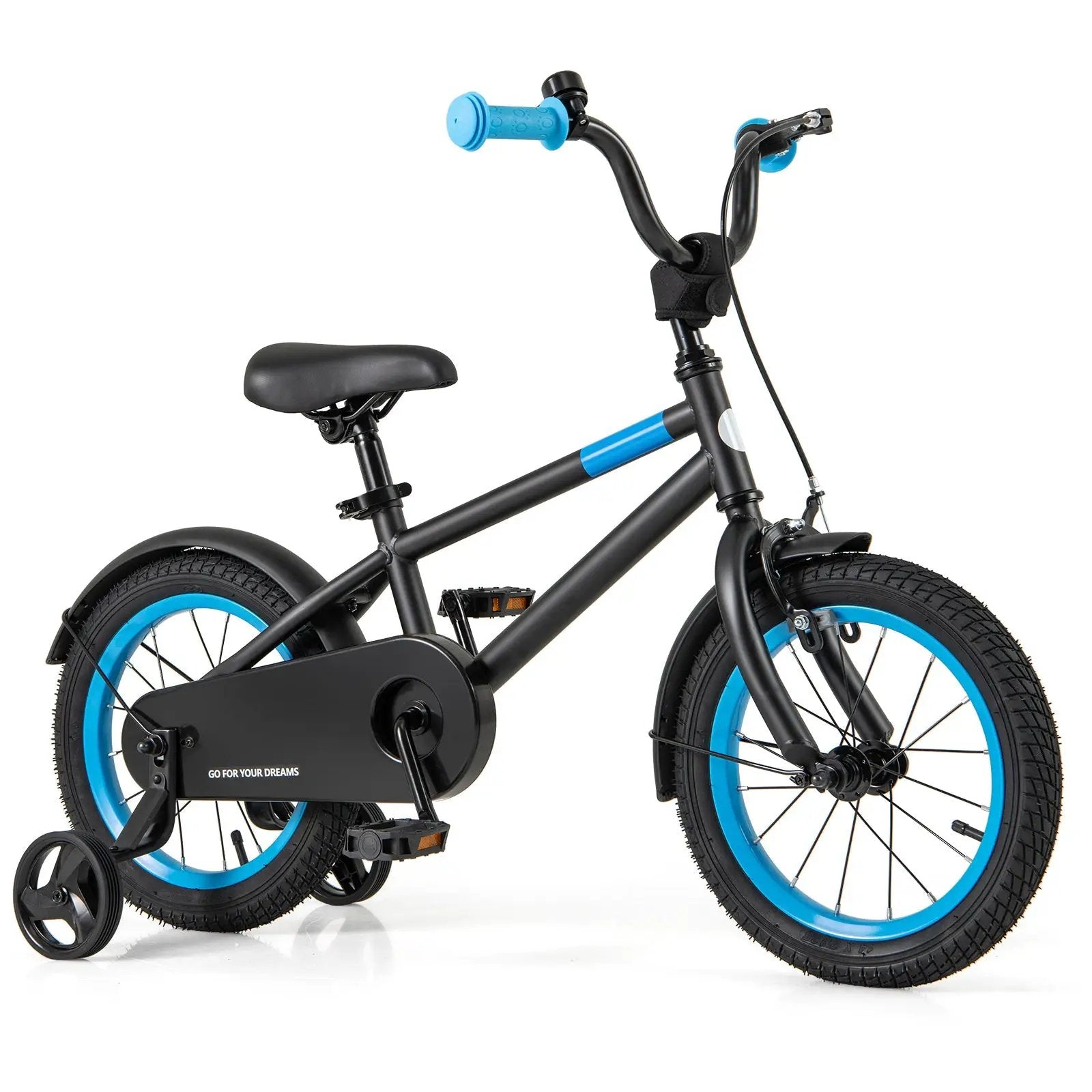 Kids Bike with Adjustable Handlebar and Saddle Black by DirectDeals