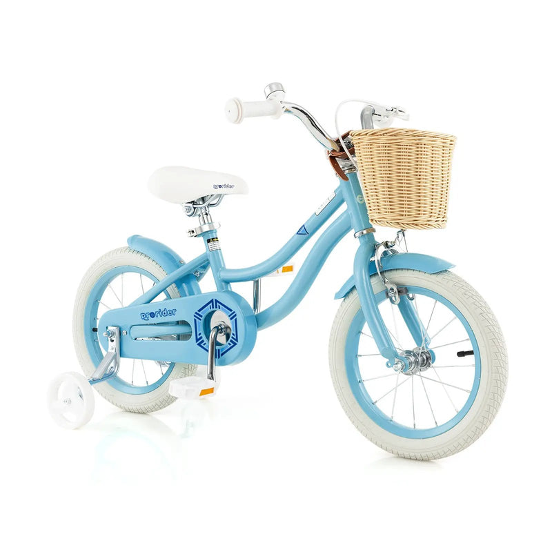 14-Inch Kids Bike with Training Wheels and Adjustable Handlebar Seat by DirectDeals