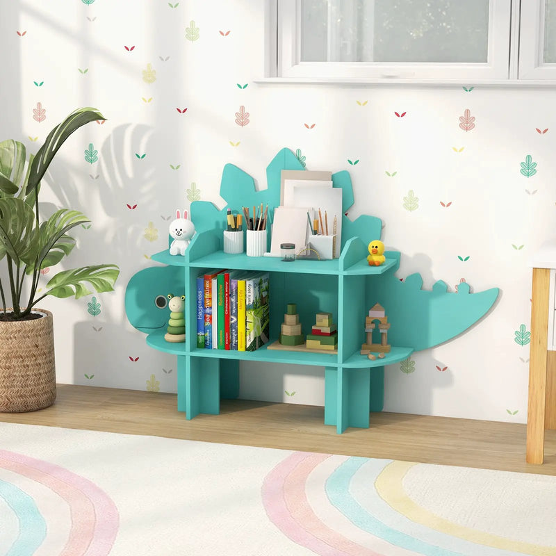 Kids Bookcase Toy Storage Organizer with Open Storage Shelves by DirectDeals