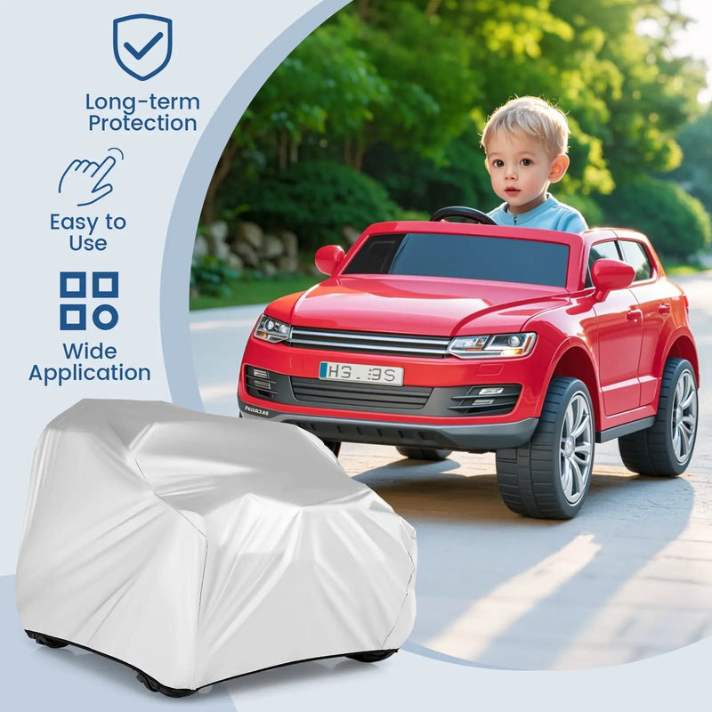 (Only Cover) Kids Car Cover for Power Ride-On Toy Car with Storage Bag by DirectDeals