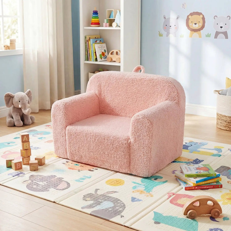Kids Couch Portable Toddler Sofa with Anti-slip Base by DirectDeals