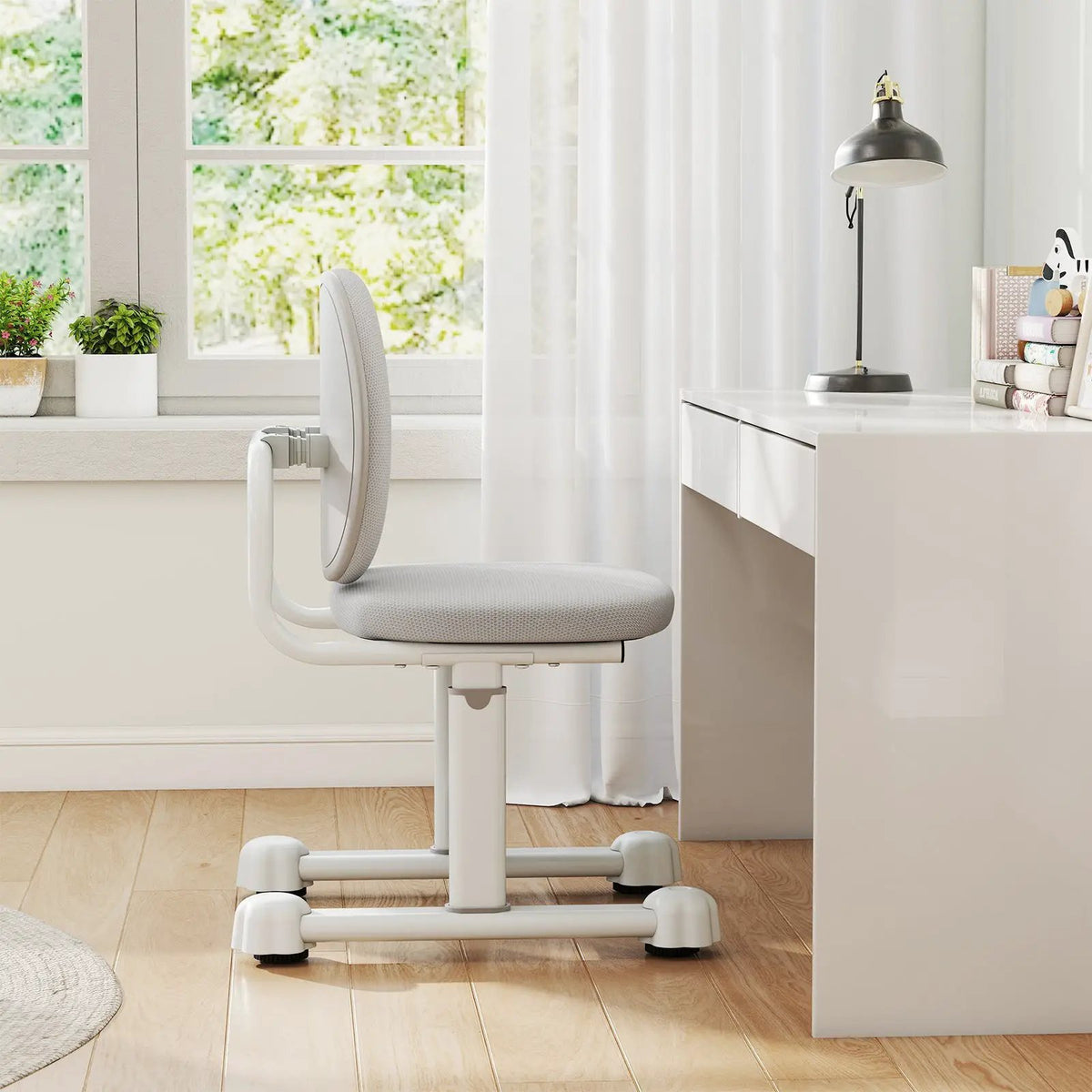 Kids Desk Chair Children Study Chair with Double Back Support and Adjustable Height by DirectDeals