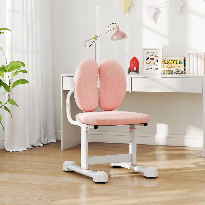 Kids Desk Chair Children Study Chair with Double Back Support and Adjustable Height by DirectDeals