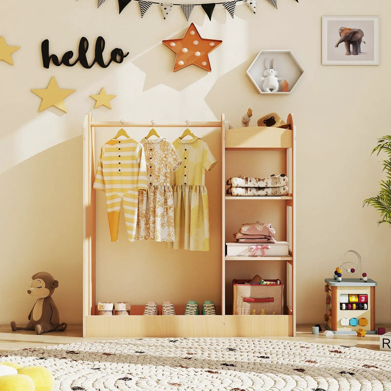 Kids Dress Up Storage with Mirror by DirectDeals