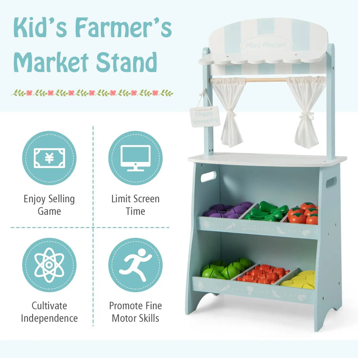 Kid's Farmers Market Stand by DirectDeals