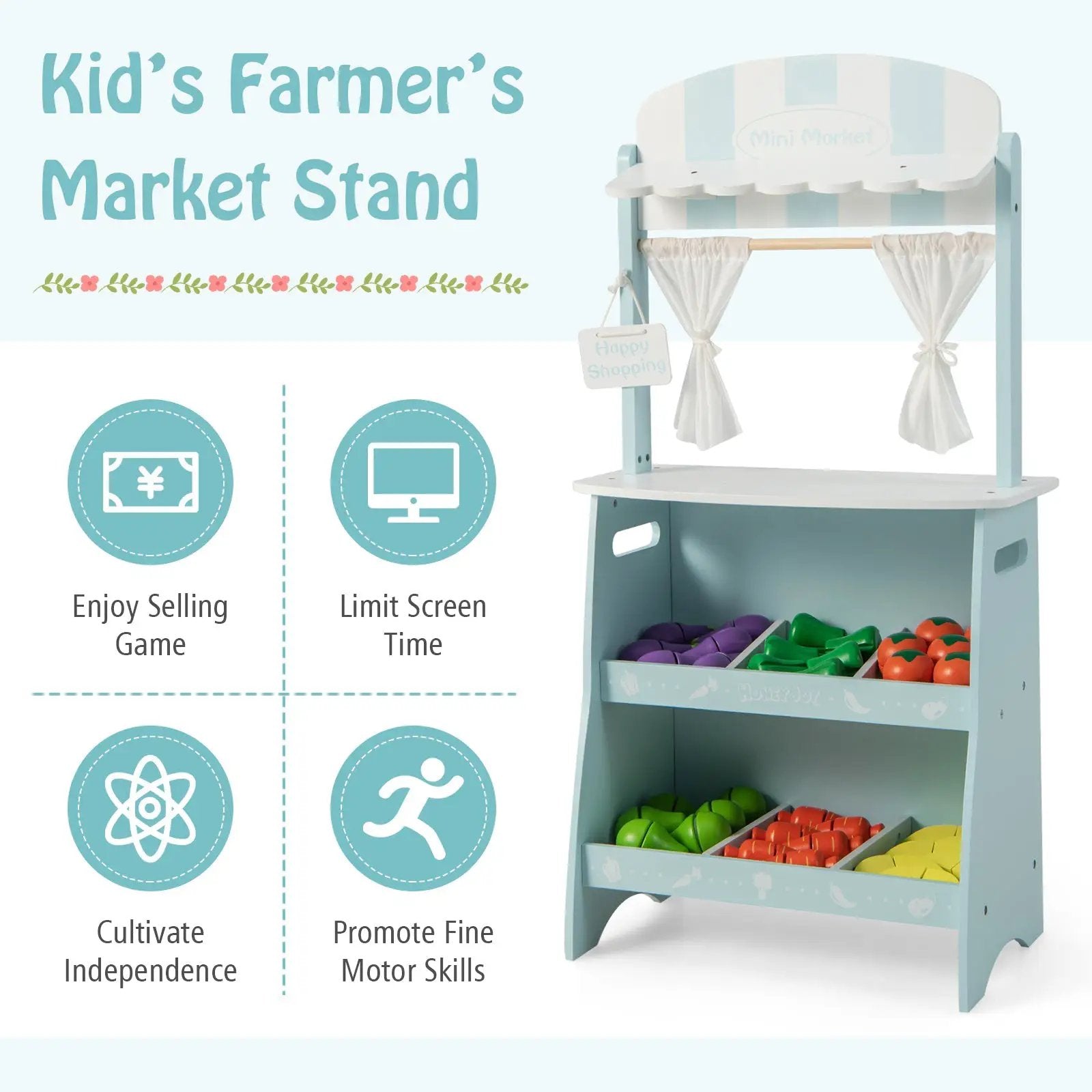 Kid's Farmers Market Stand by DirectDeals
