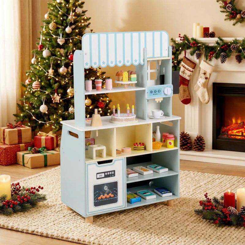 Kids Ice Cream Shop Playset with 27 Accessories - Ages 3+ by DirectDeals