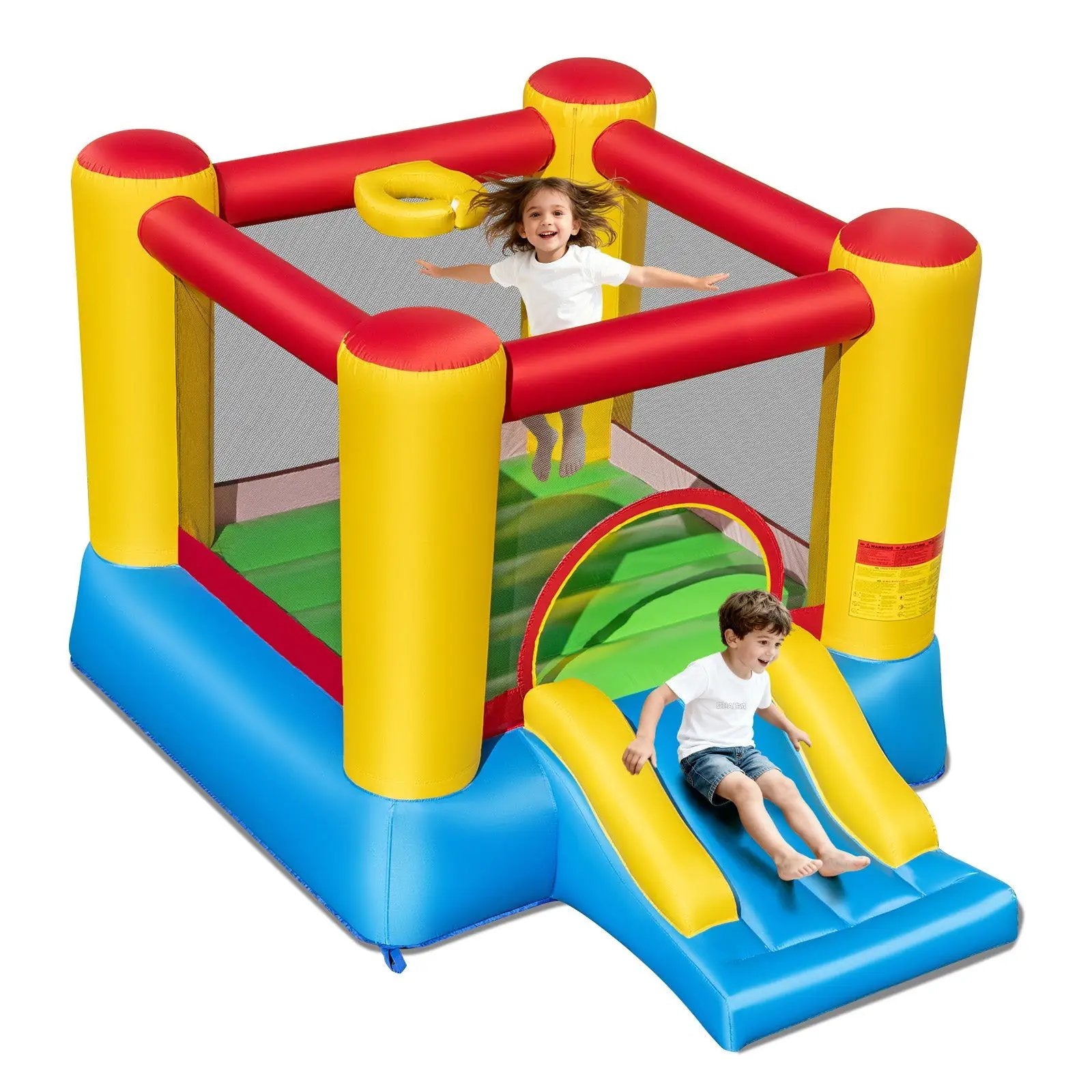 Kids Inflatable Jumping Bounce House without Blower by DirectDeals