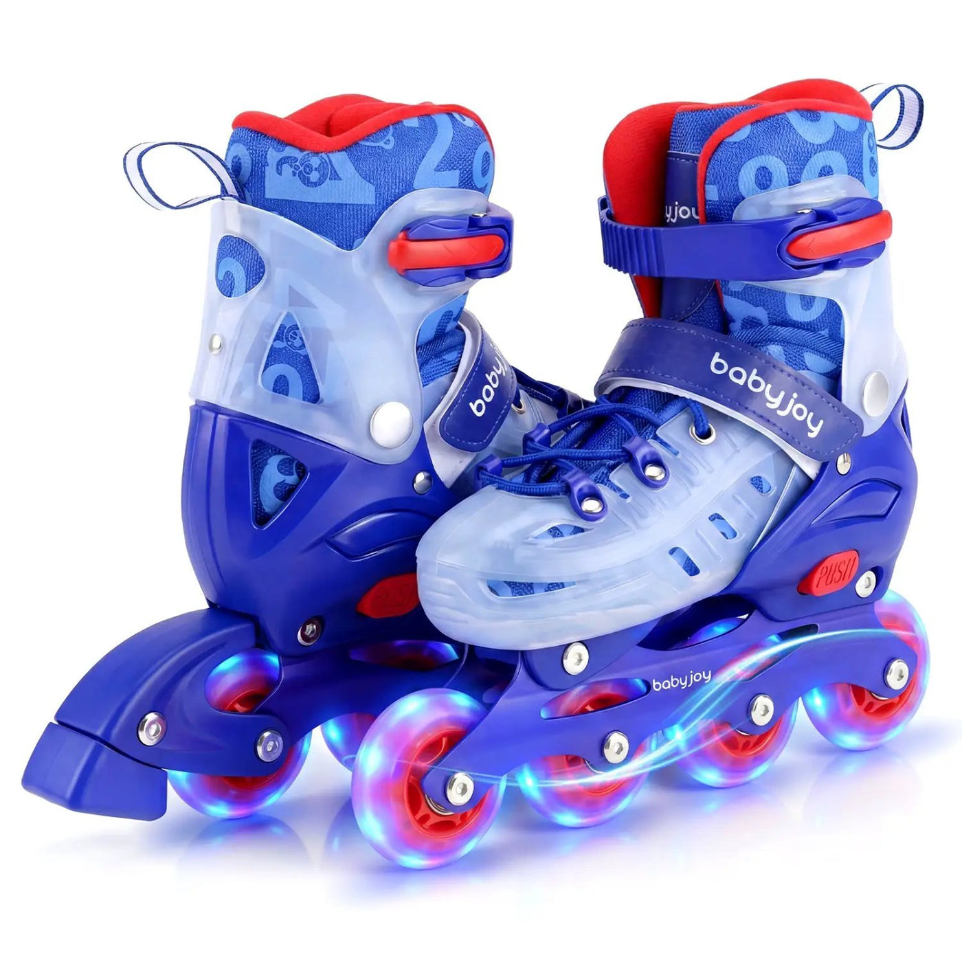 Kids Inline Skates with Light Up Wheels for Beginners Ages 9-14 by DirectDeals