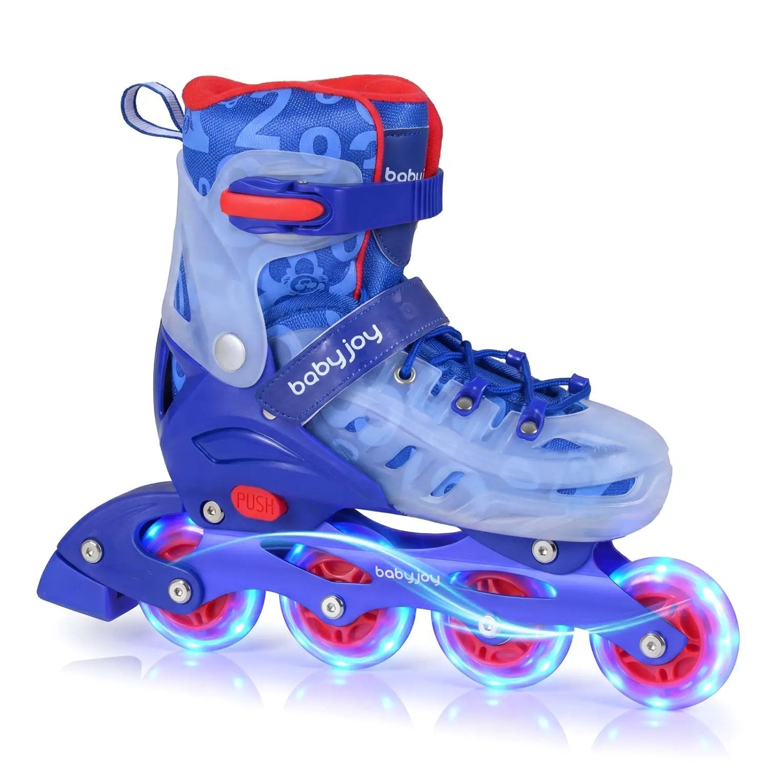 Kids Inline Skates with Light Up Wheels for Beginners Ages 9-14 by DirectDeals