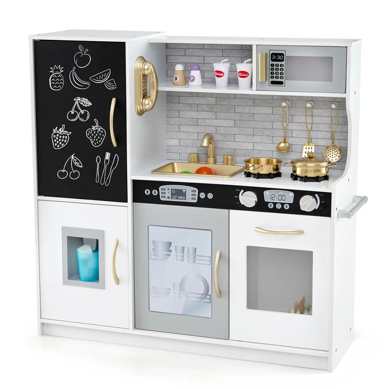 Toddler Pretend Play Kitchen for Boys and Girls 3-6 Years Old by DirectDeals
