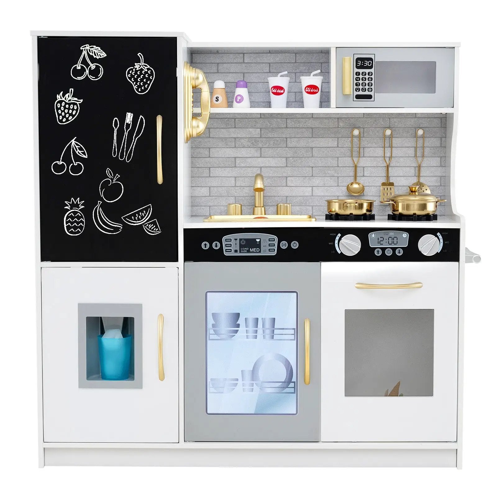 Toddler Pretend Play Kitchen for Boys and Girls 3-6 Years Old by DirectDeals