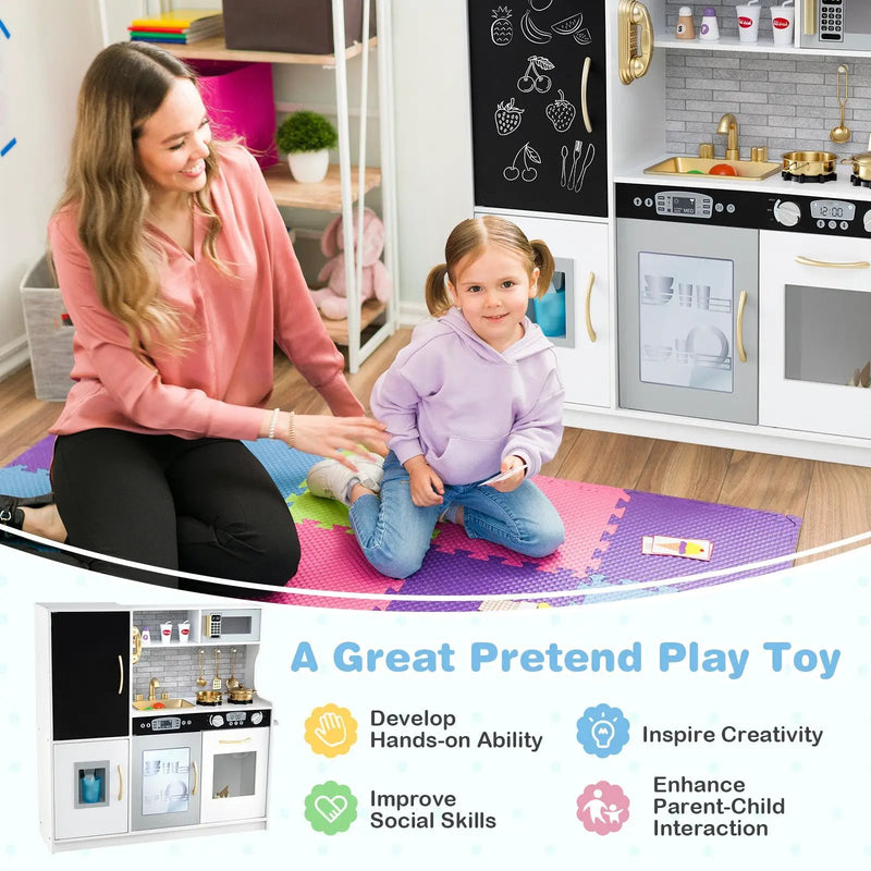 Toddler Pretend Play Kitchen for Boys and Girls 3-6 Years Old by DirectDeals