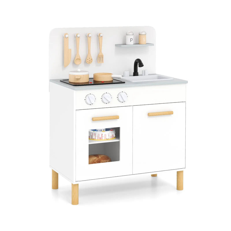 Kids Kitchen Playset with Cooking Accessories and Storage by DirectDeals