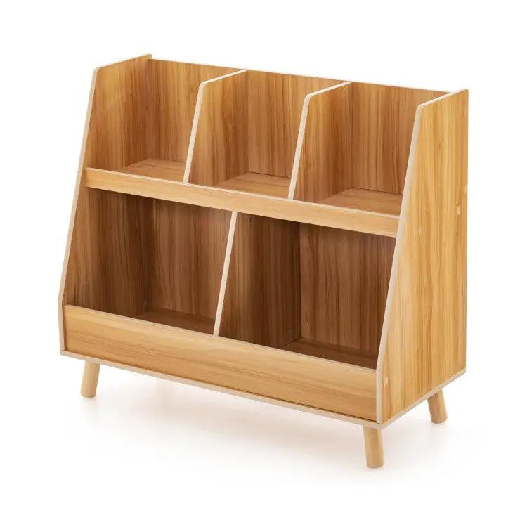 Kids Learning & Play Essentials Bundle - Bookshelf + 4-in-1 Activity Table Set + 360¬∞ Swivel Chair by DirectDeals