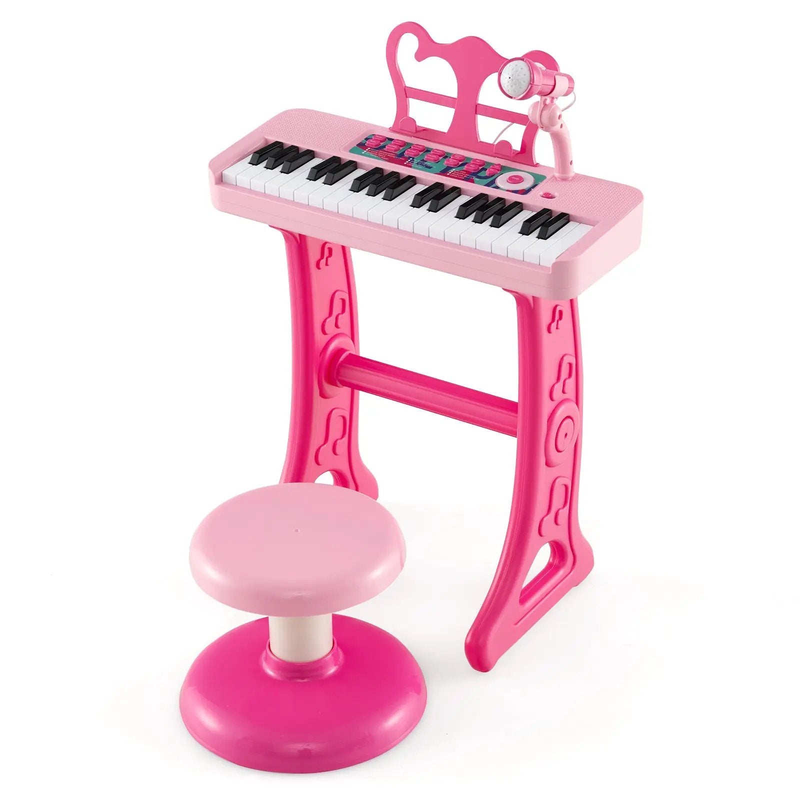 Kids Piano Keyboard 37-Key Kids Toy Keyboard Piano with Microphone for 3+ Kids by DirectDeals
