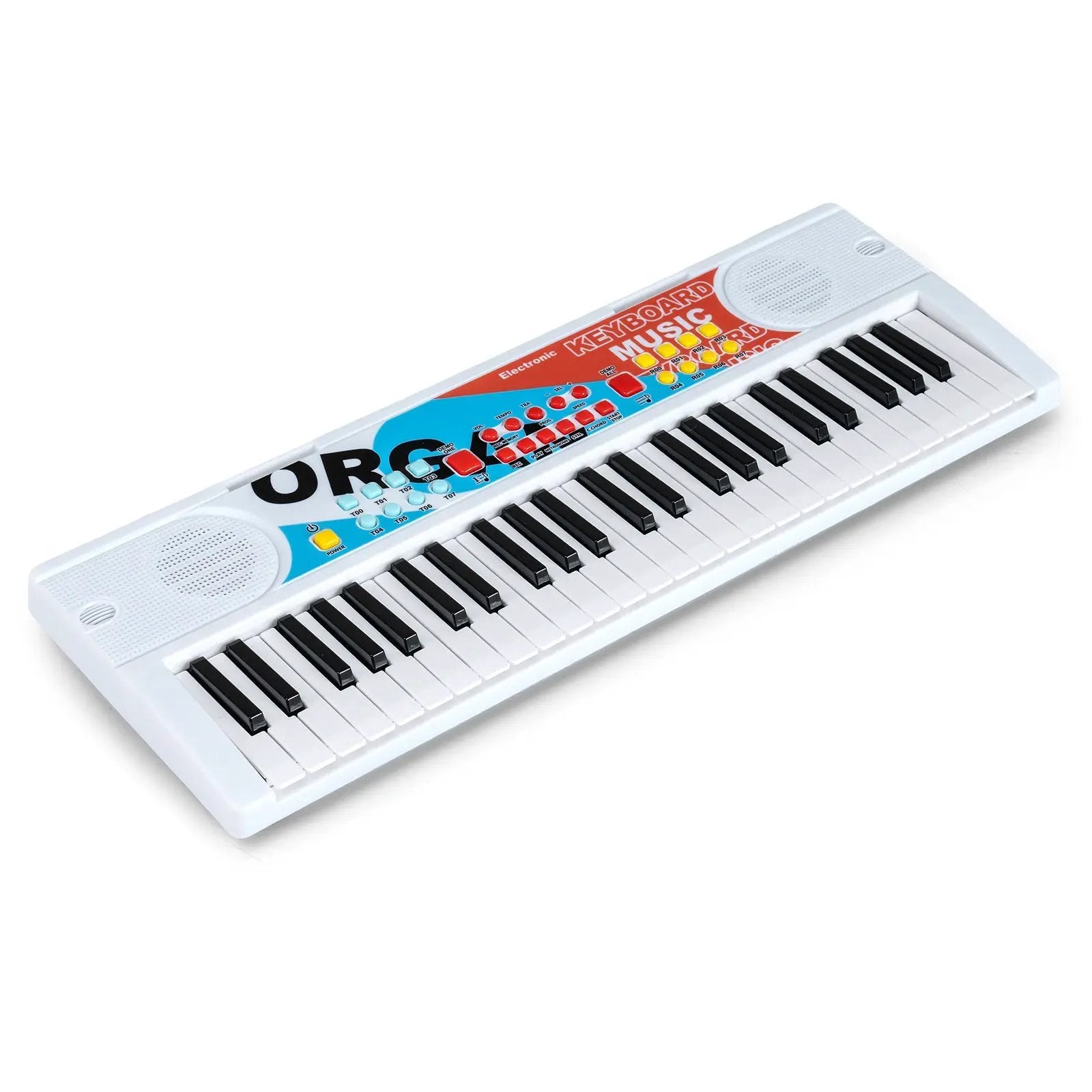 Kids Piano Keyboard 49 Keys Portable Electric Keyboard Piano with 8 Rhythms 8 Tones by DirectDeals