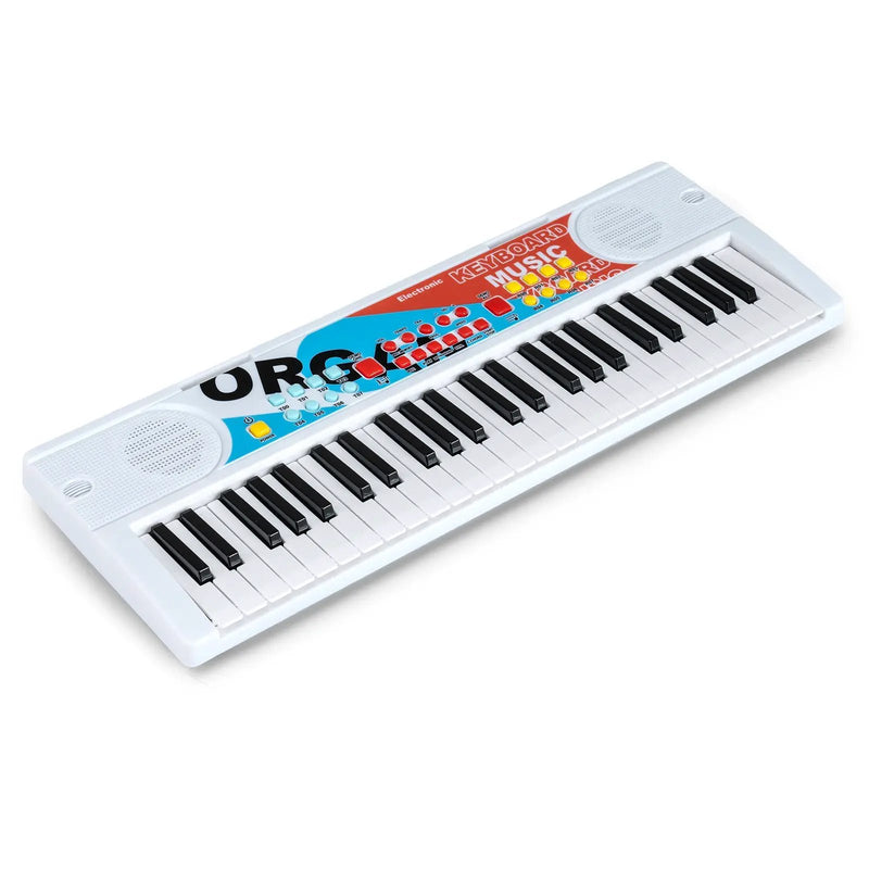Kids Piano Keyboard 49 Keys Portable Electric Keyboard Piano with 8 Rhythms 8 Tones by DirectDeals