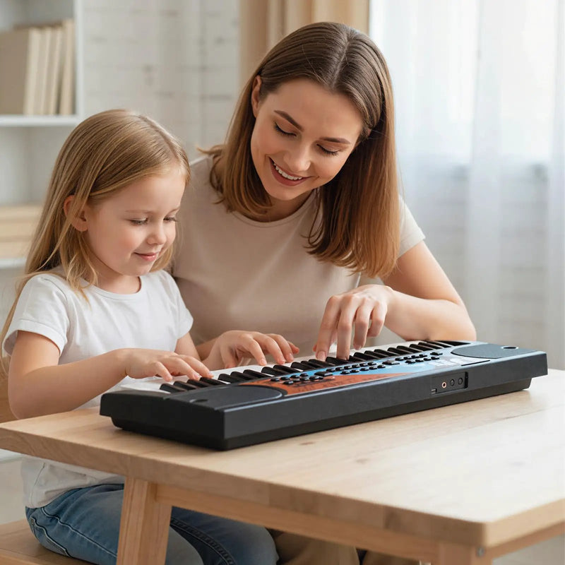 Kids Piano Keyboard 49 Keys Portable Electric Keyboard Piano with 8 Rhythms 8 Tones by DirectDeals