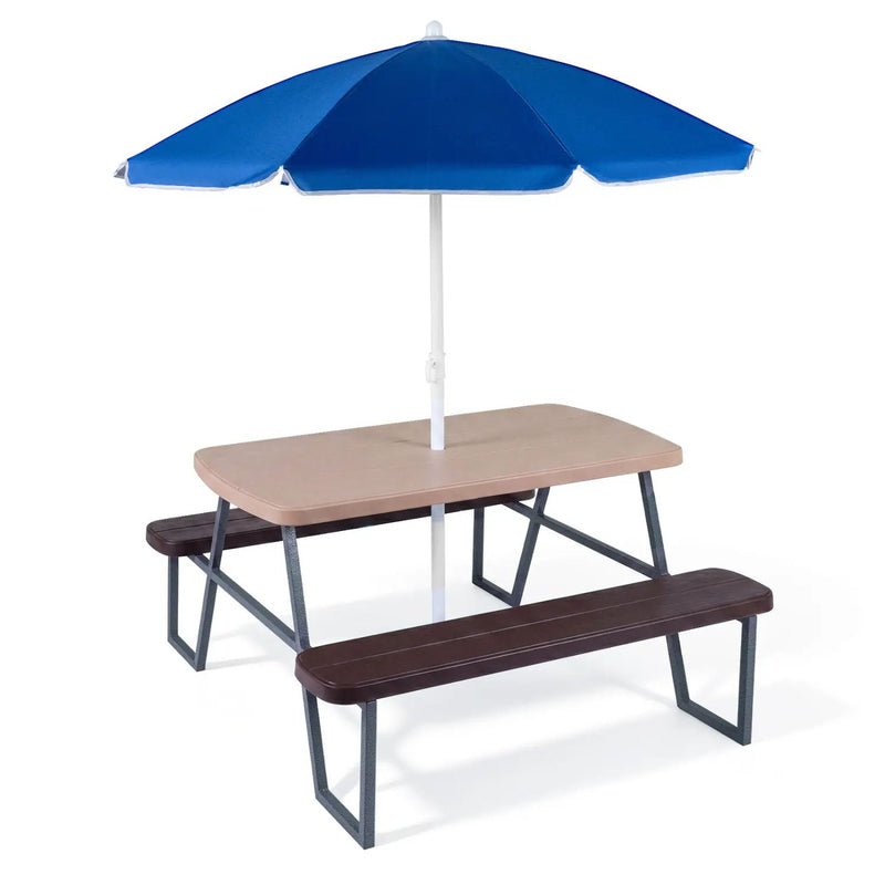 Kids Picnic Table with Benches Seats up to 4 by DirectDeals