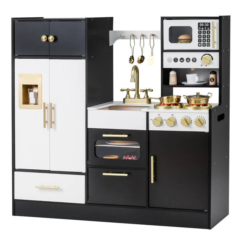 Kids Play Kitchen with Realistic Lights Sounds by DirectDeals
