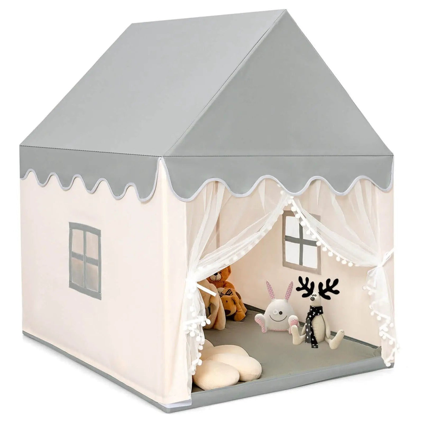 Kids Large Play Castle Fairy Tent with Mat by DirectDeals