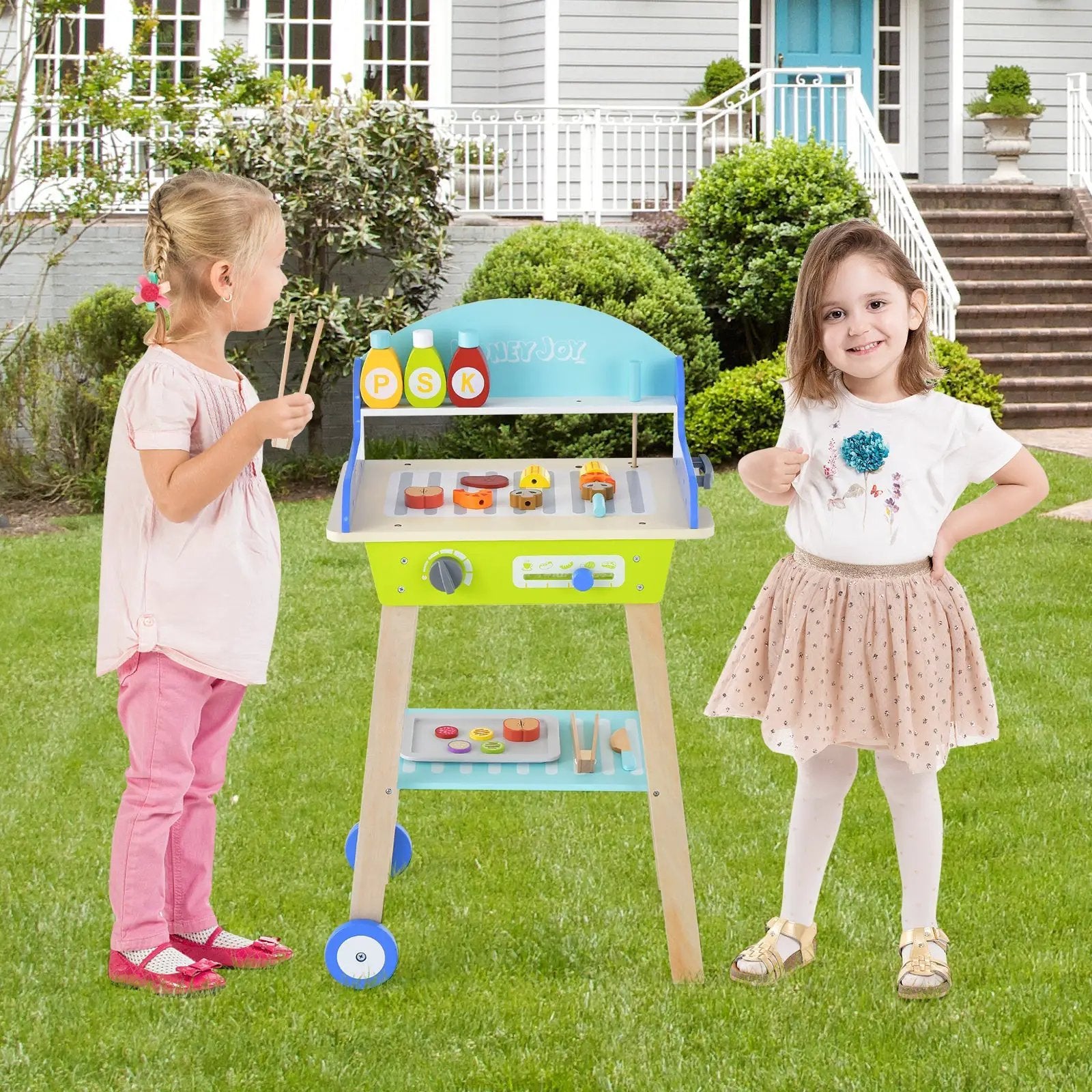 Kid's Pretend Barbecue Grill Play Set by DirectDeals