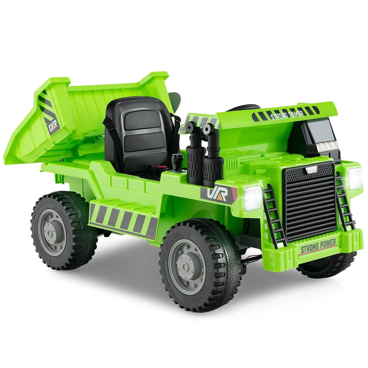 Kids Ride on Dump Truck 12V Ride on Car with Electric Dump Bed by DirectDeals