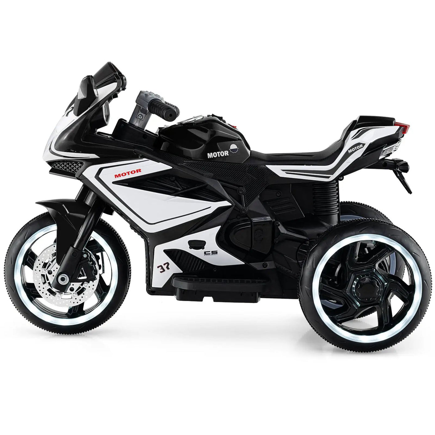 Kids Ride on Motorcycle 6V Battery Powered Mini Electric Motorbike with LED Lights by DirectDeals